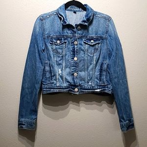 American Eagle Cropped Denim Jacket
